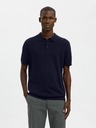 SELECTED Pánske polo tričko SELECTED modré