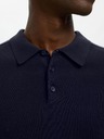 SELECTED Pánske polo tričko SELECTED modré