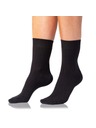 Bellinda COTTON RIB SOCKS - Dámske bavlnené ponožky - čierna