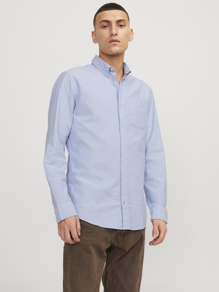 Jack & Jones Pánska košeľa JJEoxford cashmere blue