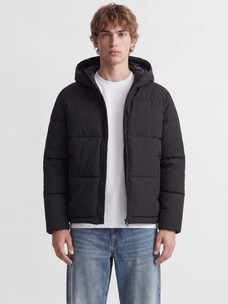 Jack & Jones JJGALAXY zimná pánska prešívaná bunda black