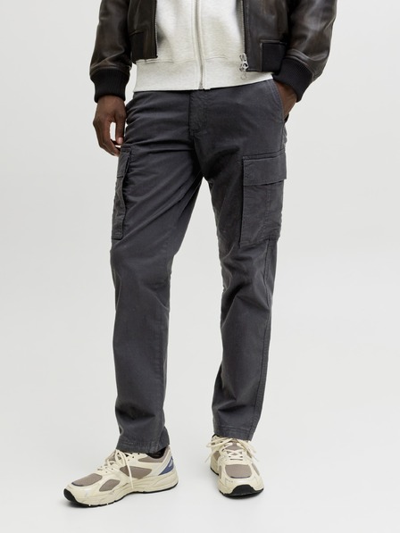 Jack & Jones Pánske cargo nohavice black