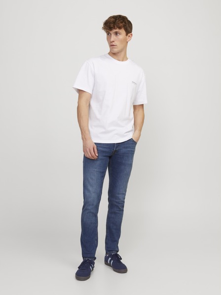 Jack & Jones Slimfit džínsy JJIGlenn JJOriginal modré