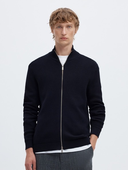 SELECTED Pánsky sveter na zips sky captain