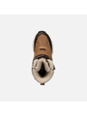 Geox Hnedé chlapčenské členkové topánky Geox Flexyper Plus