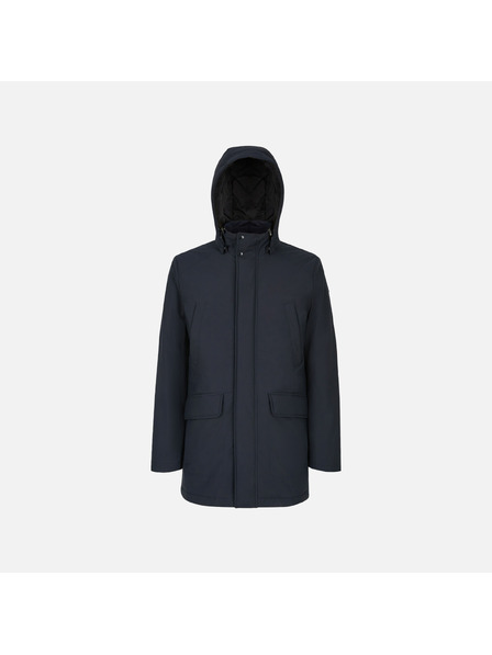 Geox Tmavě modrá pánská prešívaná bunda Geox Andalo