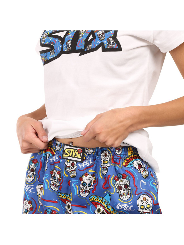 Styx Dámske pyžamo Styx lebky