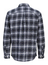 Jack & Jones Flanelová pánska kockovaná košeľa navy