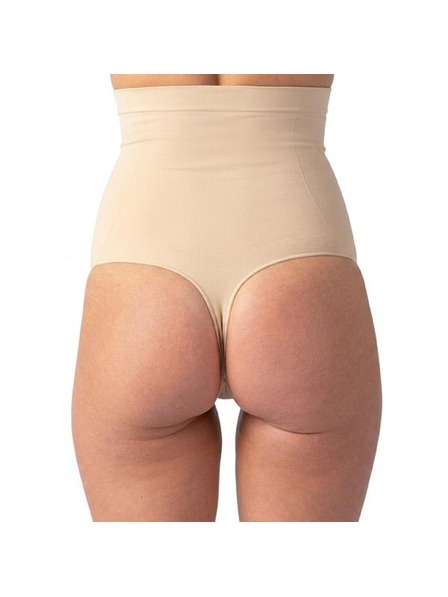 Bellinda INVISIBLE SILHOUETTE HIGH WAIST THONG - Dámska formujúca tanga s vysokým pásom - teľová