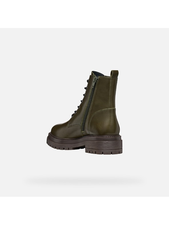 Geox Khaki dámska členková obuv Geox Iridea