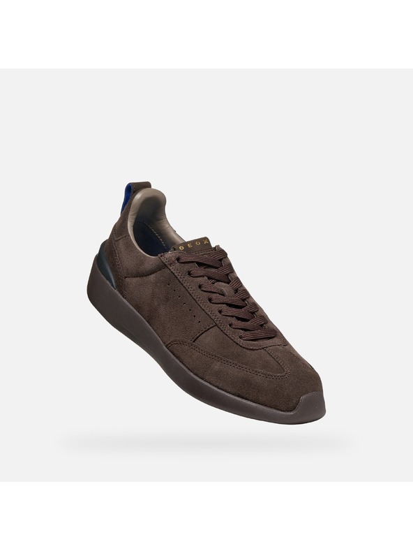 Geox Tmavohnedé dámske tenisky Geox GXRN-02