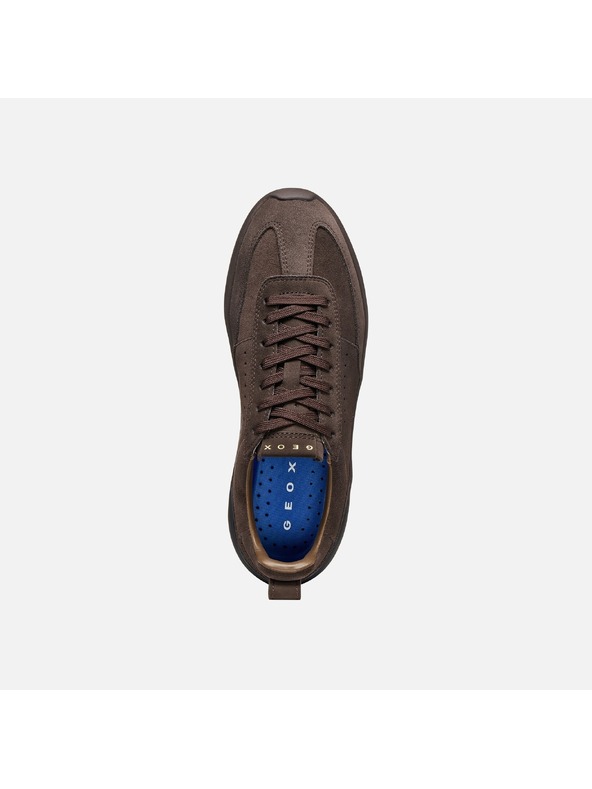 Geox Tmavohnedé dámske tenisky Geox GXRN-02