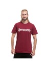 Meatfly Meatfly pánske tričko MF Logo Brown Red