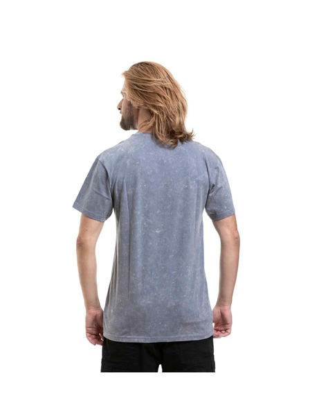 Meatfly Meatfly pánske tričko MF Logo Pewter Acid Wash