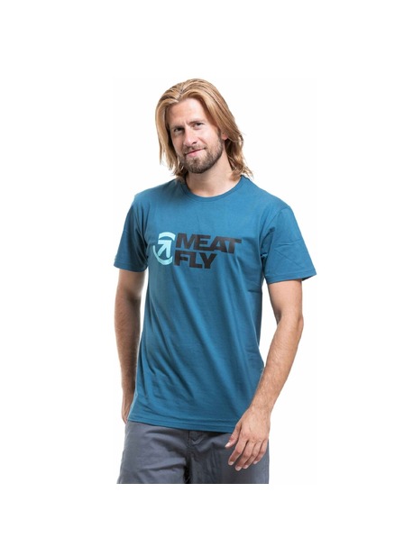Meatfly Meatfly pánske tričko Revital Super Teal