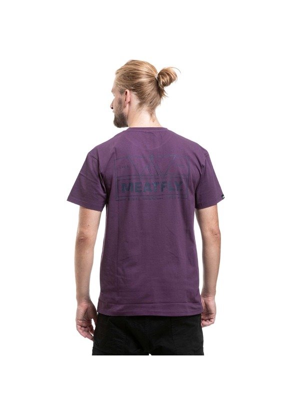 Meatfly Meatfly pánske tričko Lorim Deep Purple