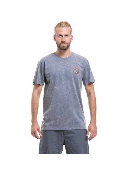 Meatfly Meatfly pánske tričko Eternal Pewter Acid Wash