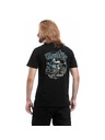 Meatfly Meatfly pánske tričko Black Heart Skull Black