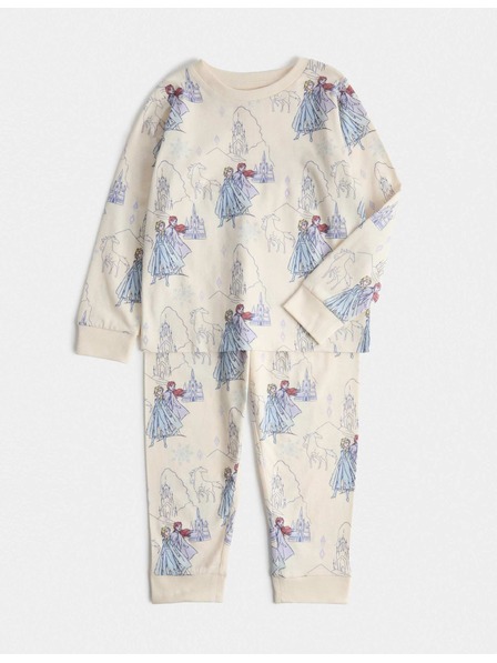 Marks & Spencer Pyžamo Disney Ľadové kráľovstvo™ (1–8 rokov) Marks & Spencer smotanová