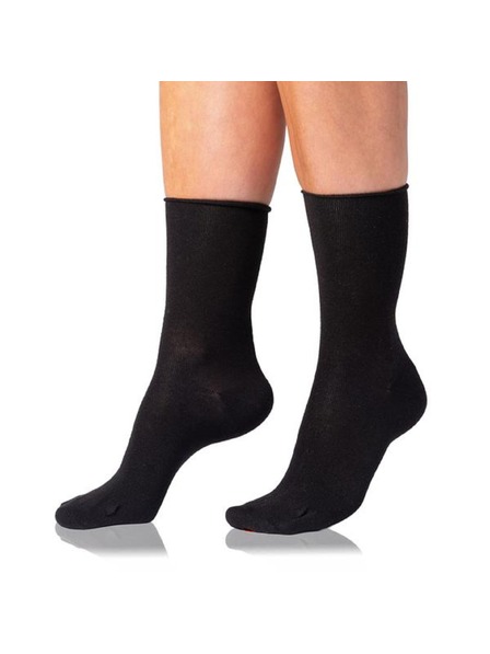 Bellinda SOFT WOOL SOCKS - Dámske vlnené ponožky - čierna
