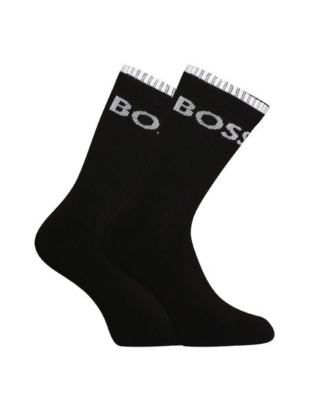 BOSS Sada šiestich - ponožky BOSS vysoké čierne