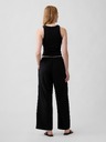 GAP Wide-Leg nohavice zo zmesi ľanu GAP